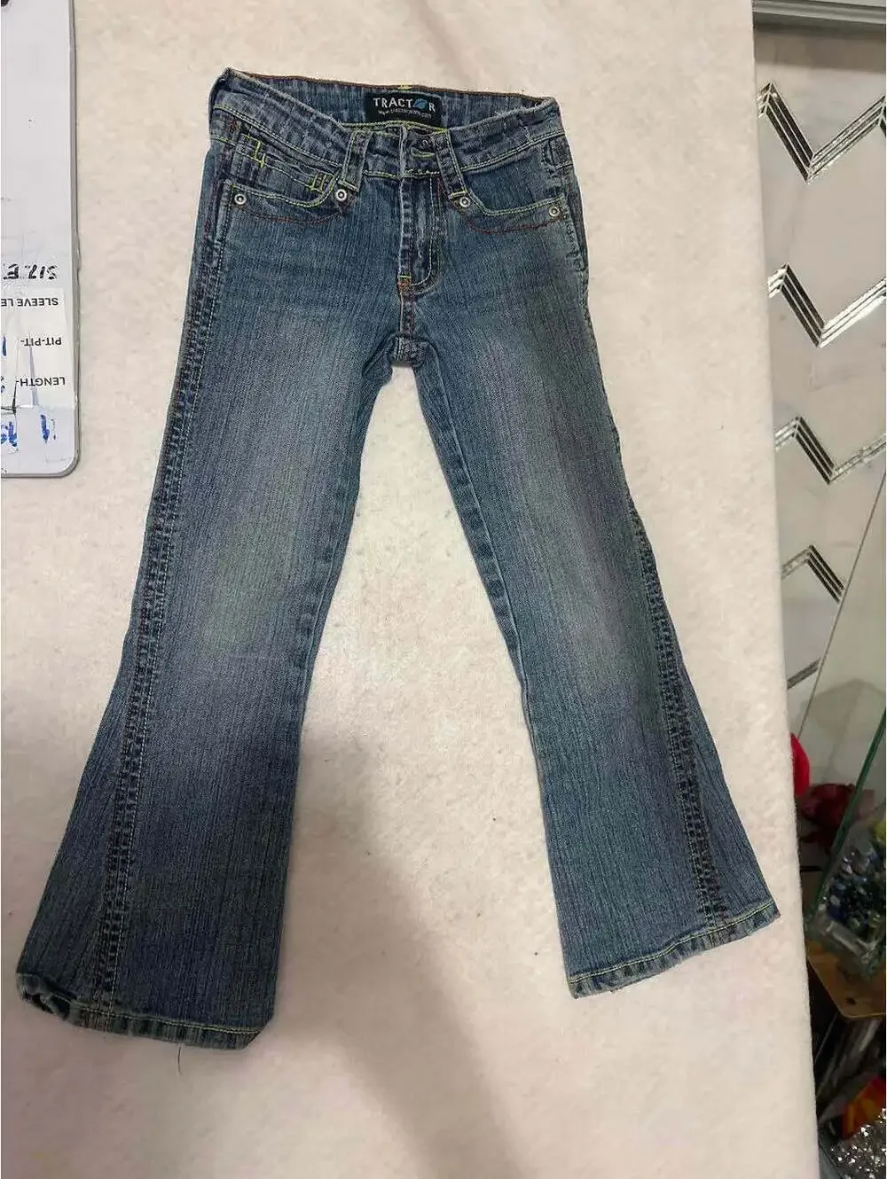 Tractor Kids Flared Denim Jeans Size 6 Child